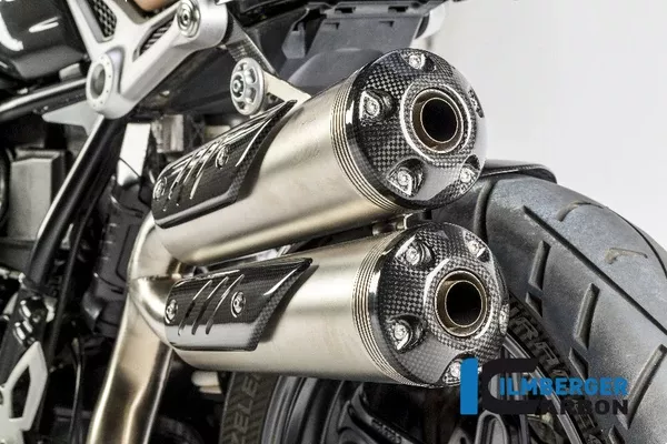 Ilmberger Carbon Silencer End Cap – BMW R NineT Scrambler (2-Piece)