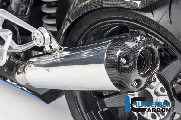 Ilmberger Carbon Silencer Protector (Rear) BMW R NineT Racer 2017