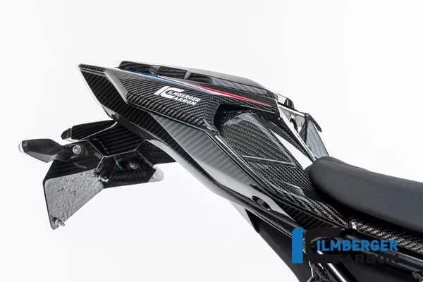 Ilmberger Carbon Single Seat Unit Middle Part (Biposto) BMW S 1000 R From 2021 / M 1000 R From 2023 - Twill Gloss