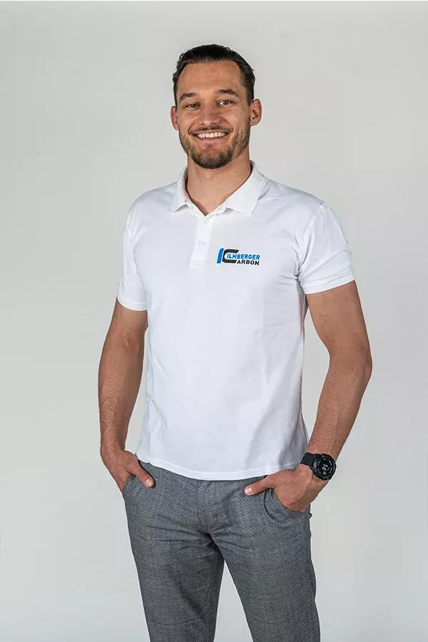 Ilmberger Carbon White Polo Shirt
