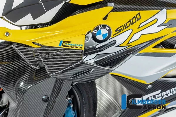 Ilmberger Carbon Winglet On The Left Side Fairing BMW S 1000 RR From 2023 – Twill Gloss