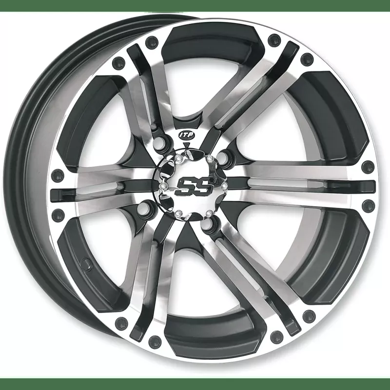 ITP 12X7 4/156 4+3 SS212 Mach BK Wheel