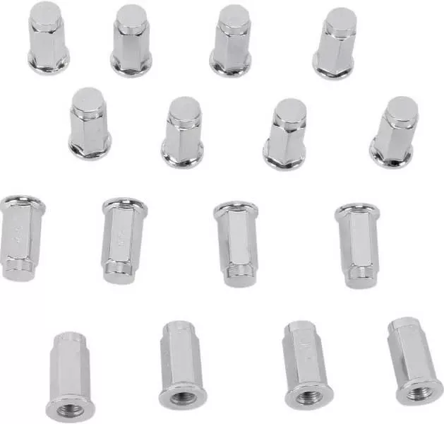ITP Flat Base Lug Nuts for ATV/UTV with Alloy Wheels Delta-Series 3/8"-24 (16 Pack)