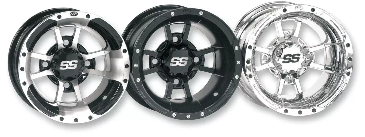 ITP SS112 Sport Wheel 9X8 4/115 3.5 Rear Mach-Black