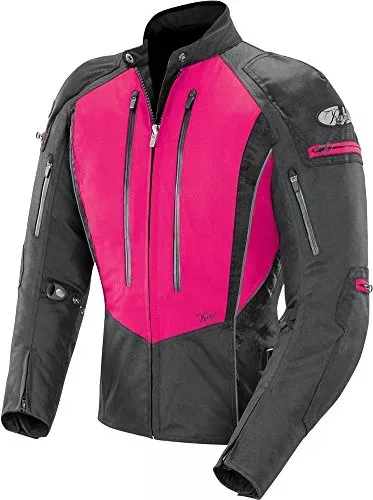 Joe Rocket Atomic 5.0 – Womens’ Textile Motorcycle Jacket – Pink/Black – 2D