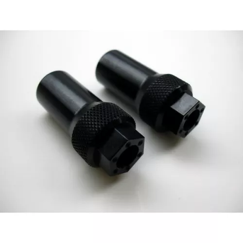 Joker Machine Black Axle Adjusters for 2005-2018 Harley Sportster