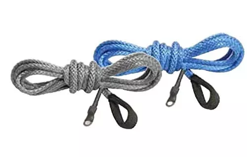 Kfi 30-0082 Synthetic Winch Cable Blue 15/64"X38'