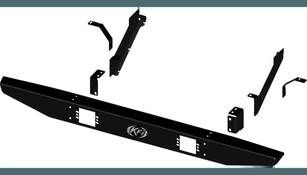 KFI Formed Rear Bumper for '26 Can Am Defender Models - Black