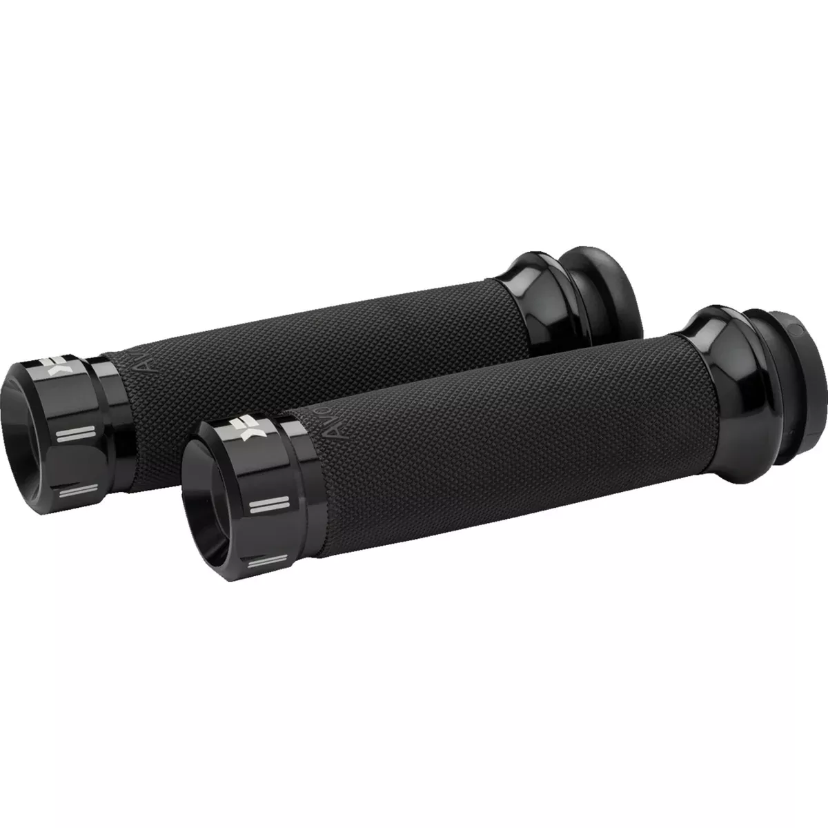 KHROME WERKS 0630-3079 500280 Klassic Grips – Custom Contour – Cable – Black