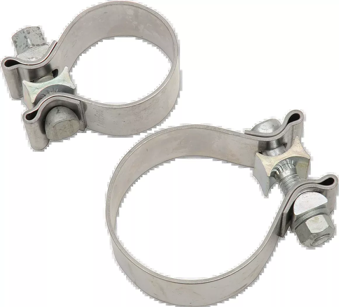 Khrome Werks 1.75"-2" Stainless Steel Exhaust Clamps for 2017-26 Harley Touring