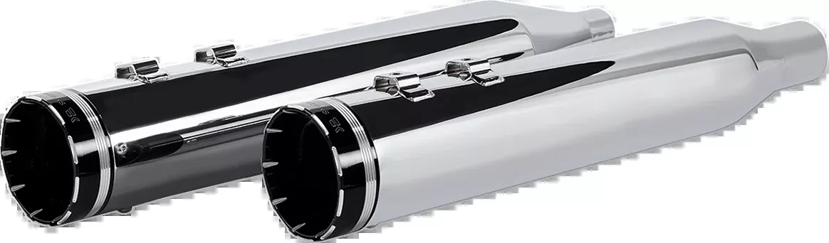 Khrome Werks HP-Plus 4.5" Tracer Slip On Mufflers fits 2017-2026 Harley Touring