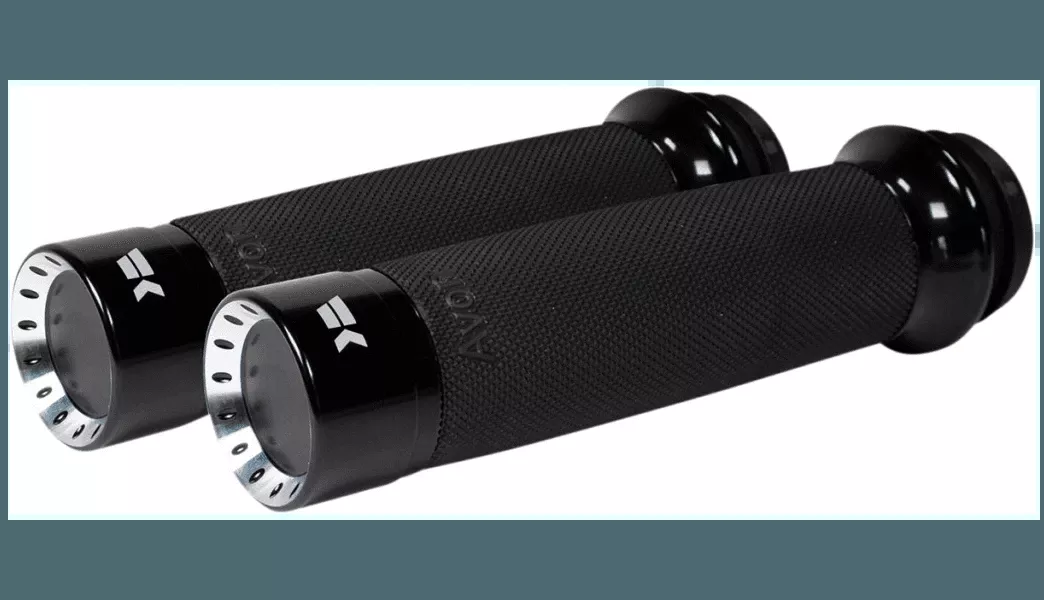 Khrome Werks Turbine Contour Grips for TBW Harley Davidson Models '08-23