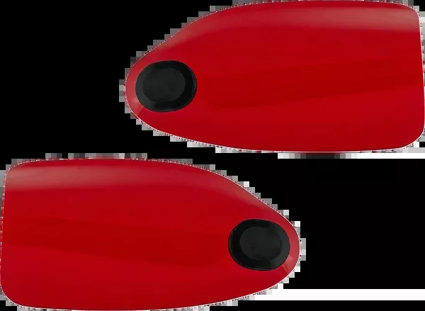 Klock Werks Flare Handguards - Harley-Davidson Hydraulic Clutch - Red