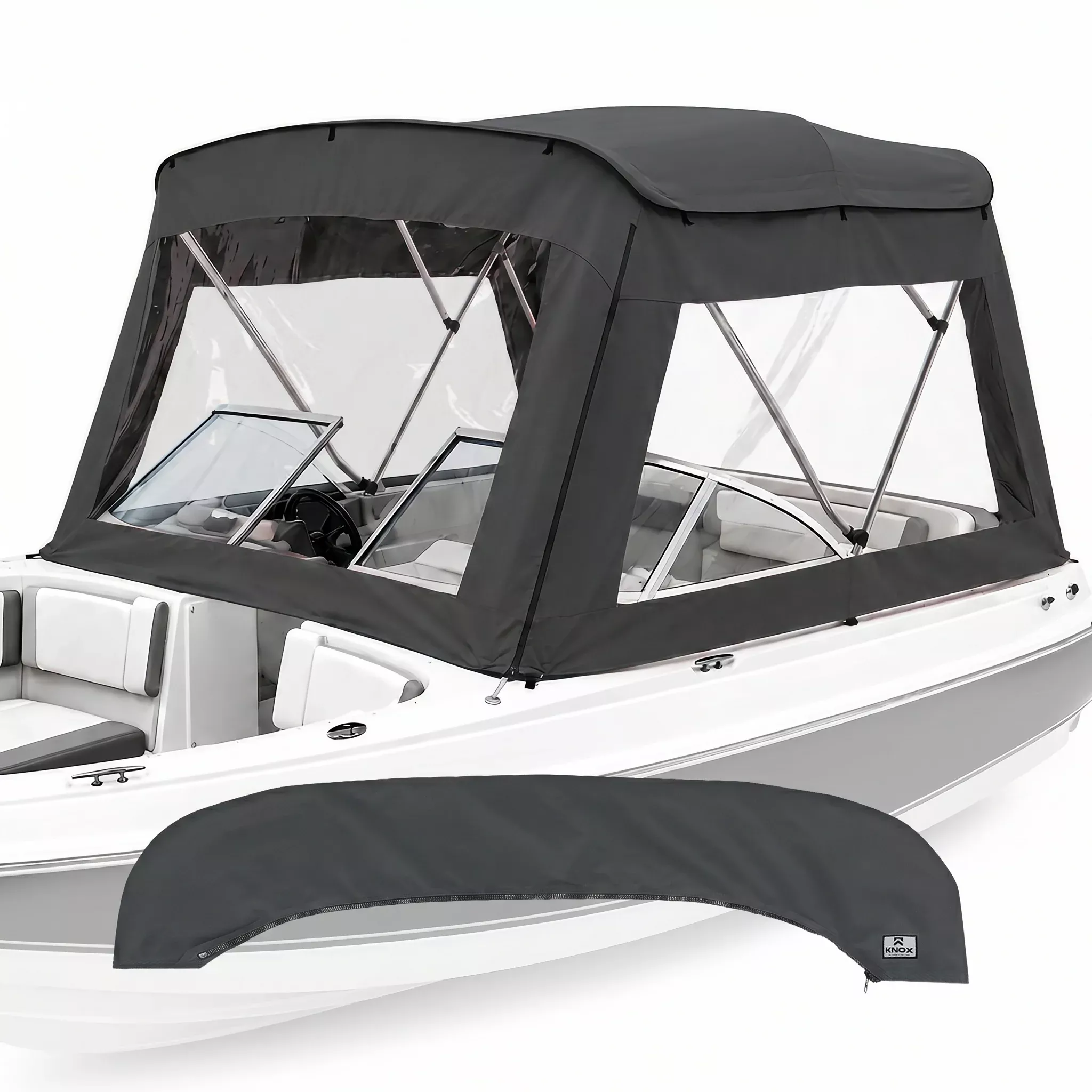 KNOX 3 Bow Bimini Enclosure with Frame Kit