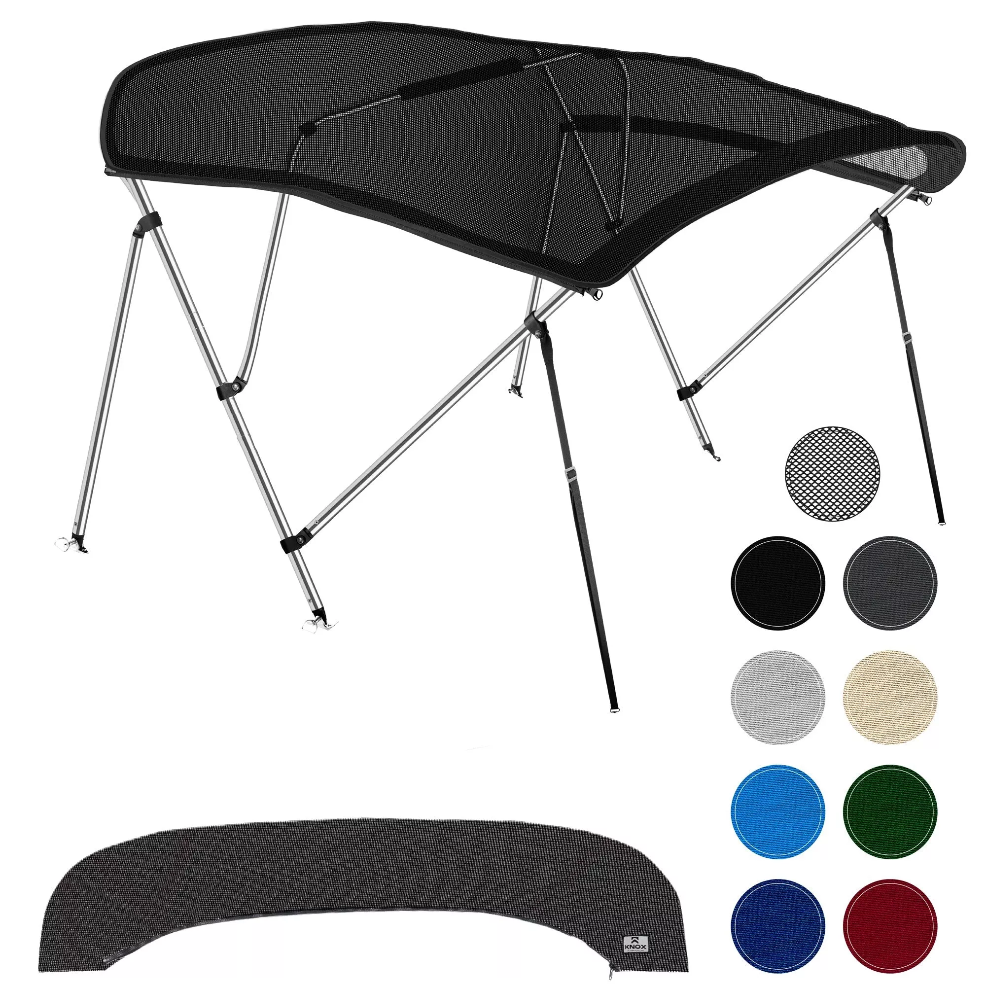 KNOX 3 Bow Mesh Bimini Tops