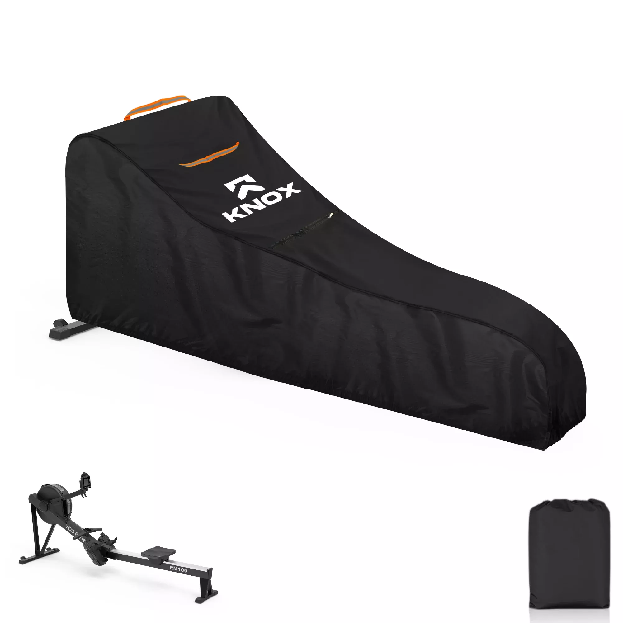 KNOX Rowing Machine Cover for Concept 2 Model D Rowing Machines, 95" x 24" x 40"