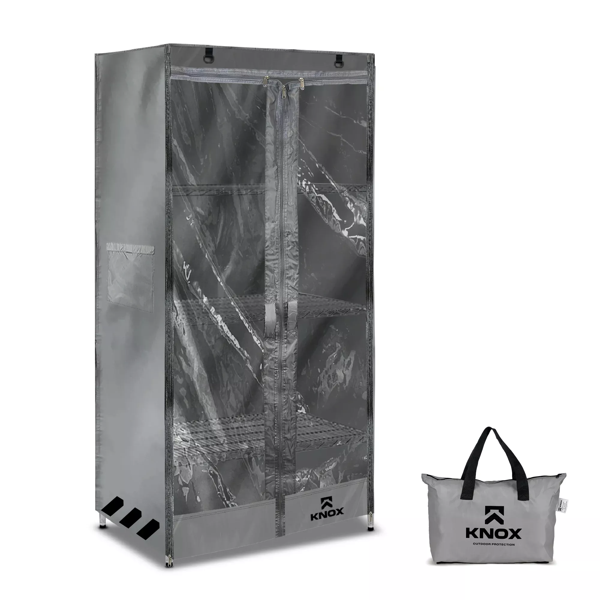 KNOX Storage Shelf Cover, Clear Front Panels