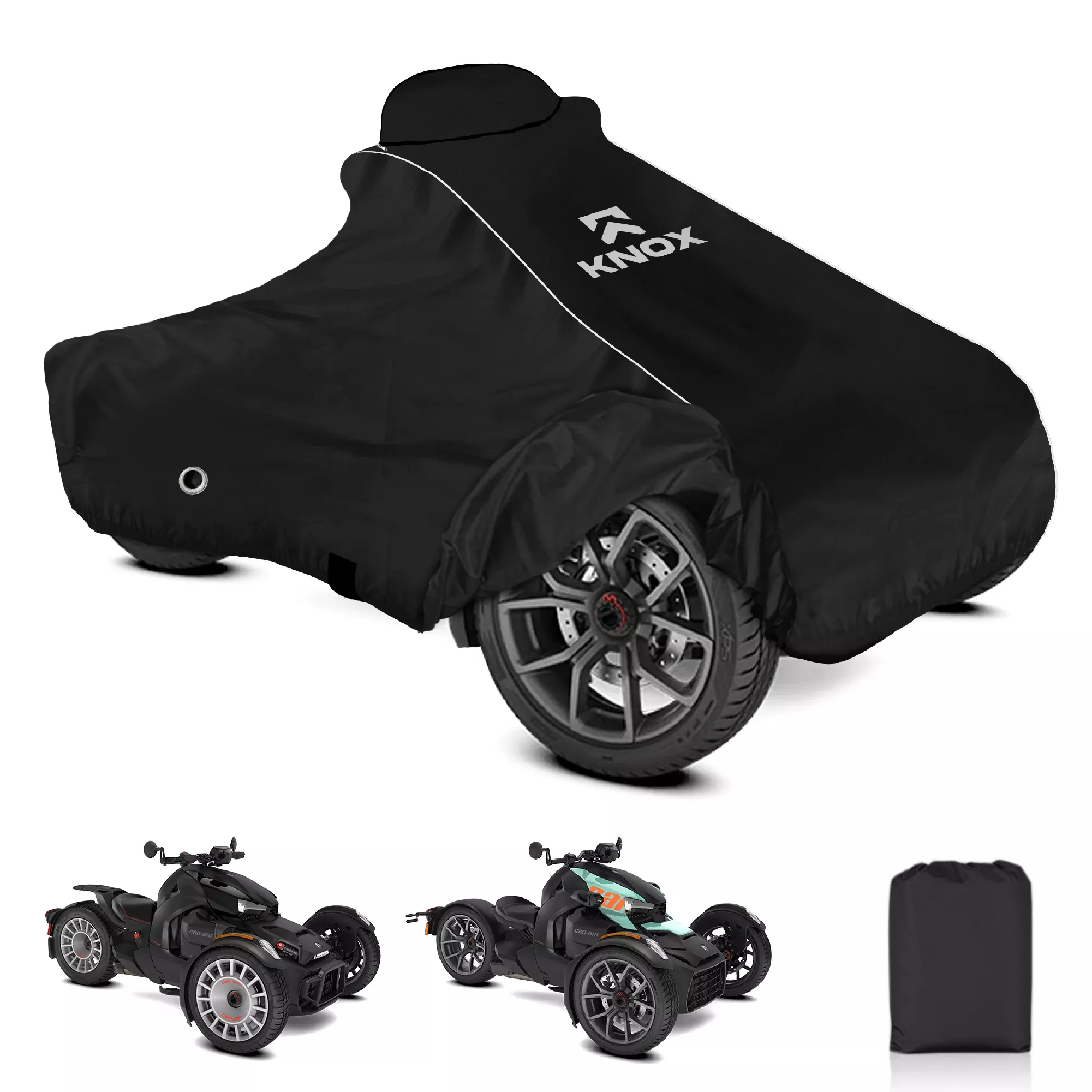 KNOX Universal Motorcycle Cover Compatible with Can-Am Ryker, Waterproof