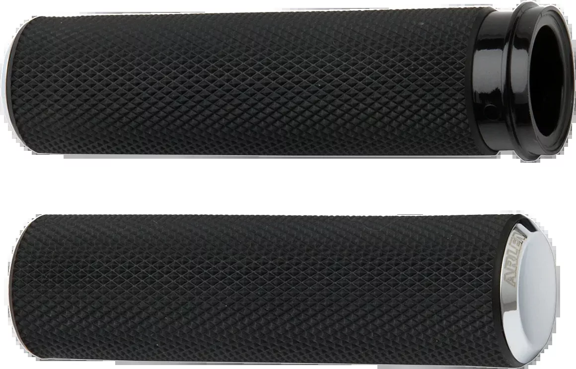 Knurled Grips - Cable - Chrome