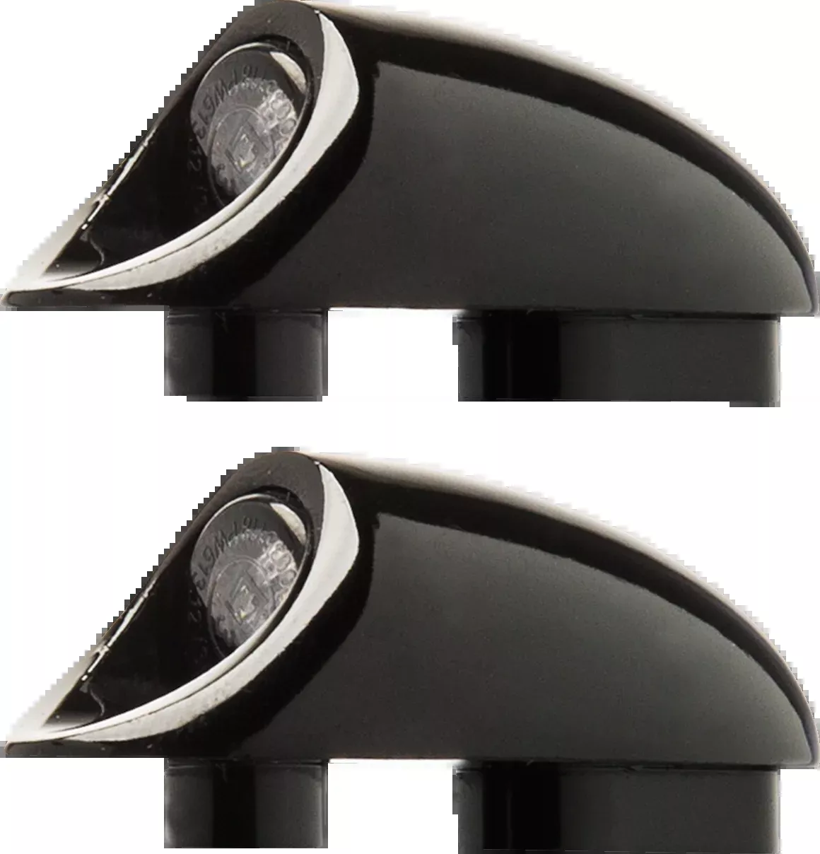 Kodlin 3-1 Black Mini Fender Strut Indicator Lights for2018-24 Harley Softail