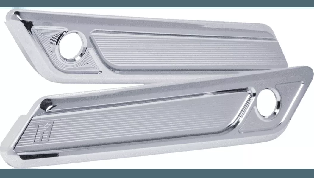 Kodlin "New Style" Latch Covers for '24-up Harley Davidson FLHX / FLTRX Touring Models - Chrome