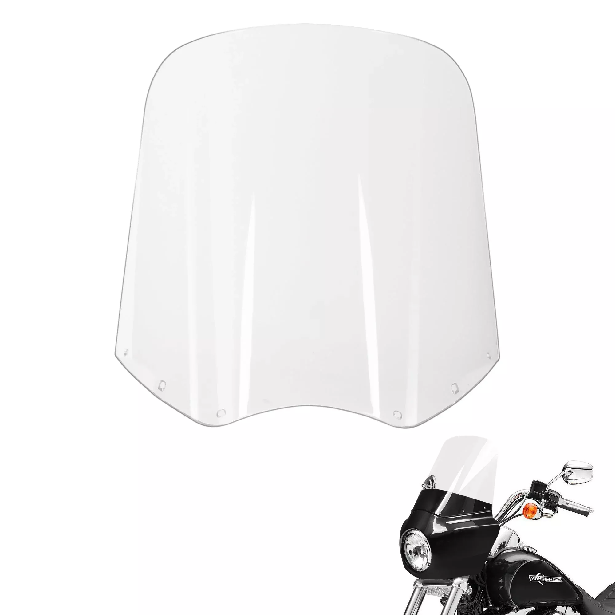 Krator 15" Replacement Motorcycle Windshield