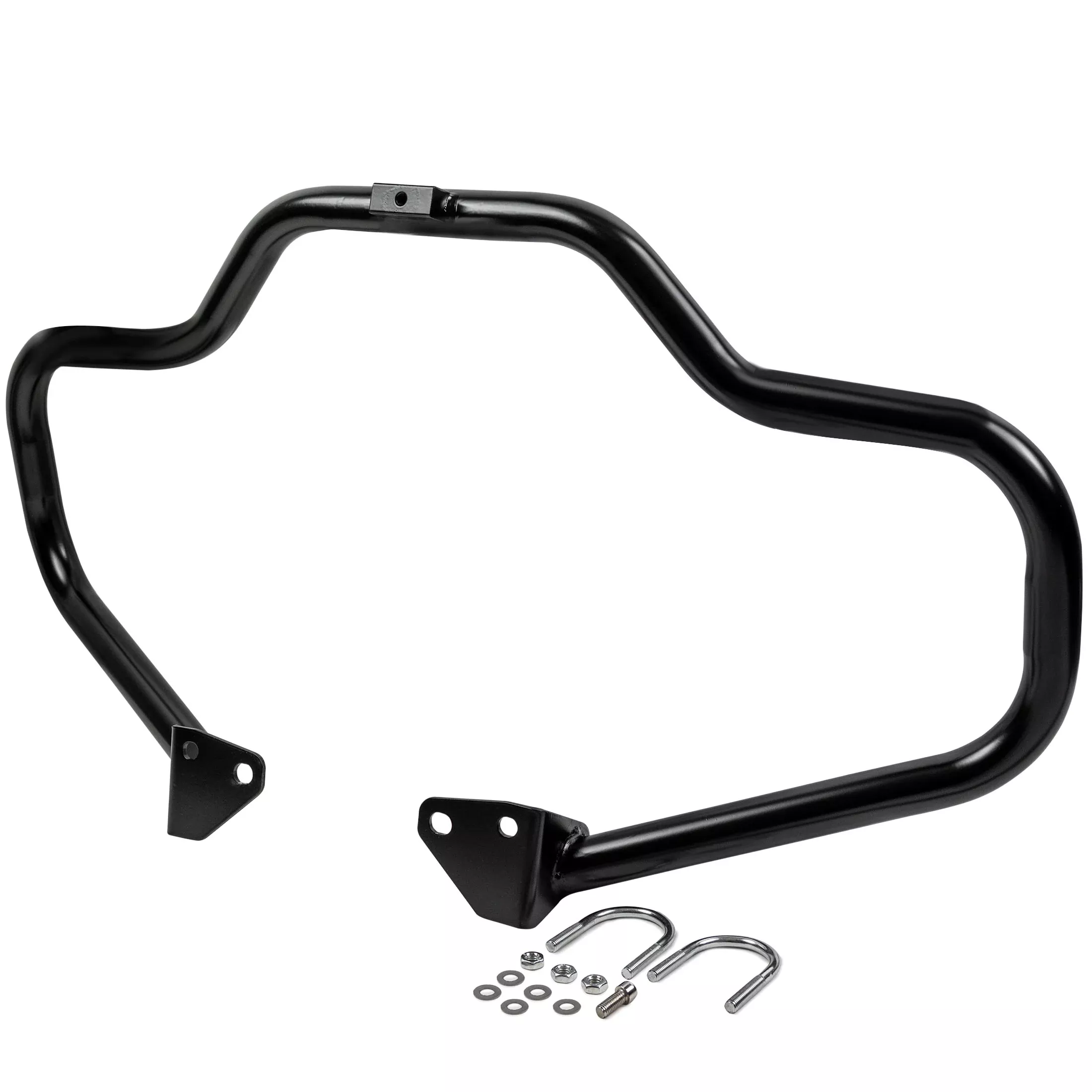 Krator Engine Guard Crash Bar Compatible with 2006-2017 Harley Davidson Dyna Models, Style A
