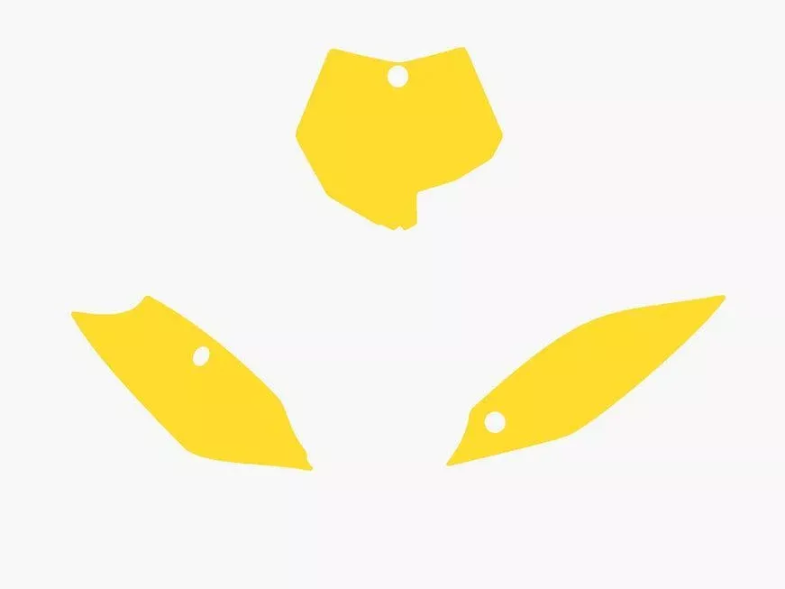 KTM SX 85 13-17 YELLOW BACKGROUNDS, BLACKBIRD 3520/40