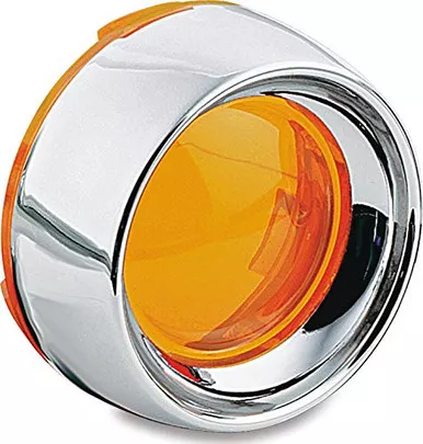 Kuryakyn 2108 Deep Dish Bezel Lighting Pair Accessory for 2000-19 Harley-Davidson