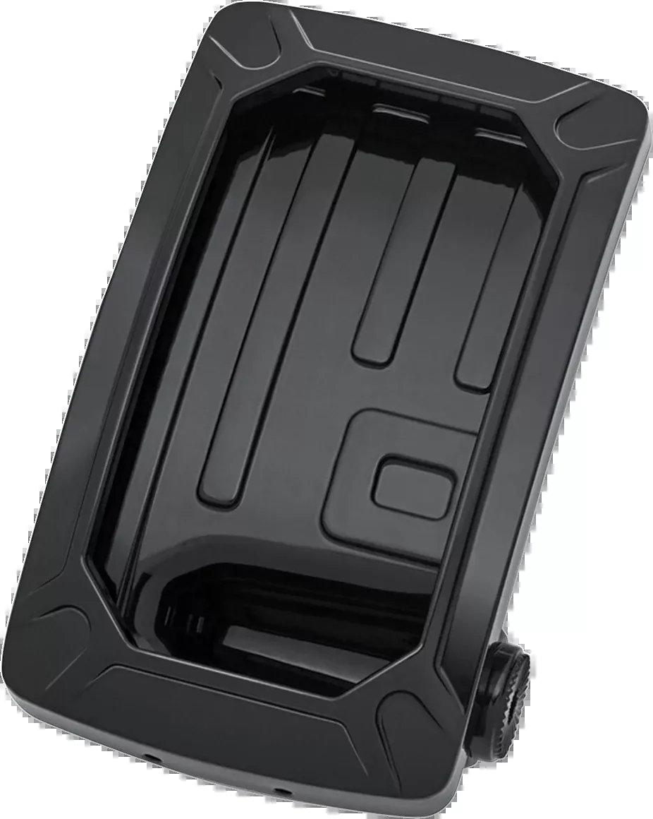Kuryakyn 3191 Black Nova LED Vertical Side Mount Universal License Plate Holder