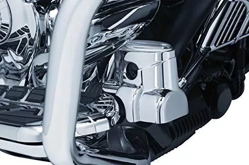 Kuryakyn 5180 Motorcycle Accent Accessory: Rear Master Cylinder Cover for 2014-17 Indian Motorcycles, Chrome