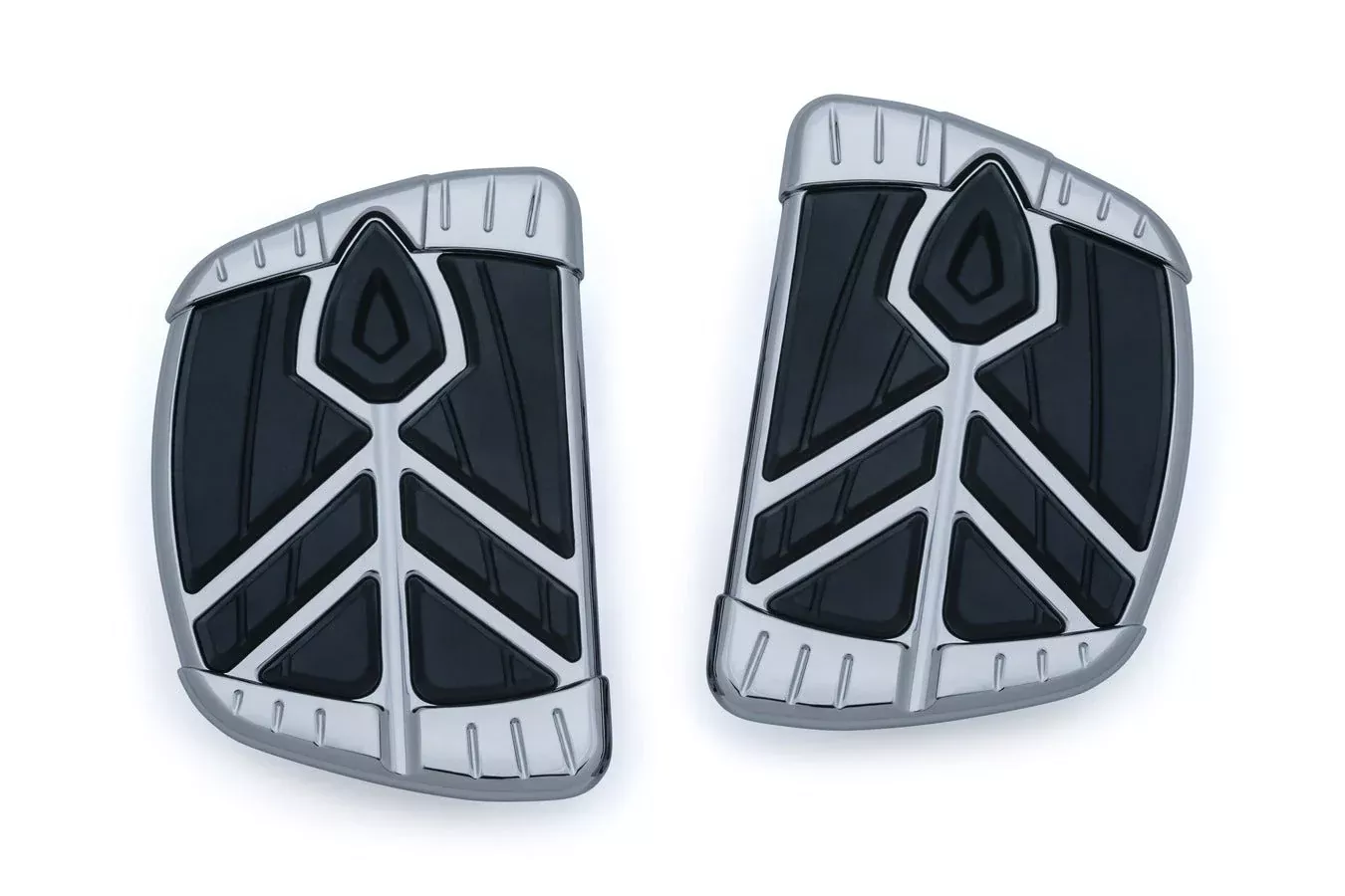 Kuryakyn 5652 Chrome Spear Mini Foot Boards w/o Adapters Harley
