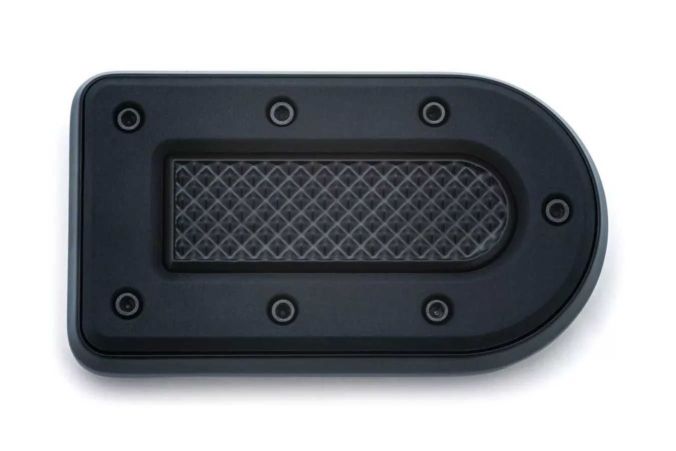 Kuryakyn 7040 Heavy Industry Satin Black FL Brake Pedal Pad Harley Models