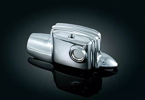 Kuryakyn 8653 Motorcycle Accent Accessory: Rear Master Cylinder Cover for 2008-19 Harley-Davidson Motorcycles, Chrome