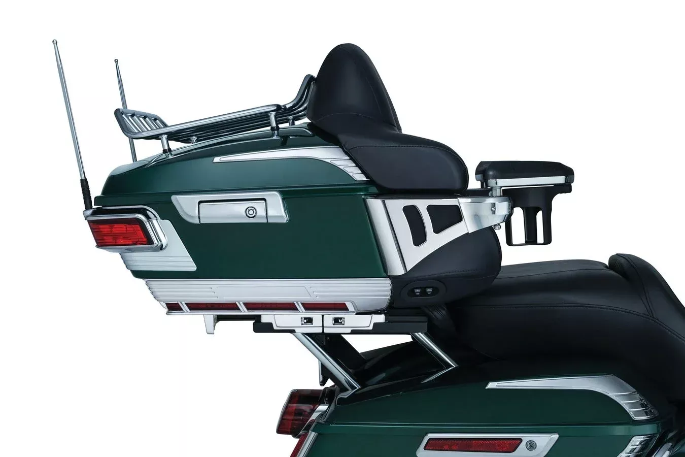 Kuryakyn 8731 Adjustable Tour-Pak Relocator Trunk Mount Bracket Harley 14-18