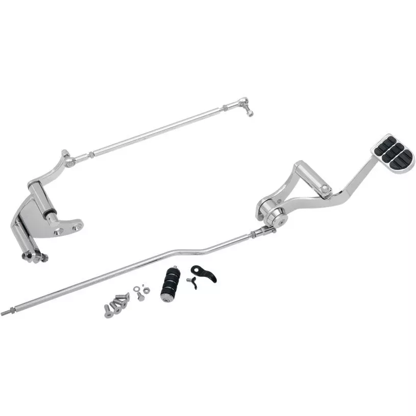 Kuryakyn 9063 Chrome Standard Length Forward Controls Harley Dyna 91-17