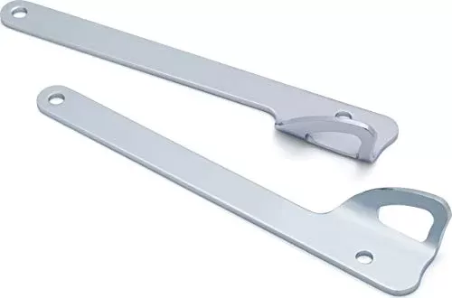Kuryakyn 968 Custom Tie-Down Bracket Anchors/Attachment Point for 2014-19 Indian Motorcycles, Chrome, 1 Pair