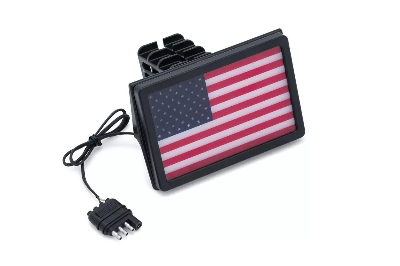 Kuryakyn Automotive Freedom Flag L.E.D. Receiver Hitch Cover