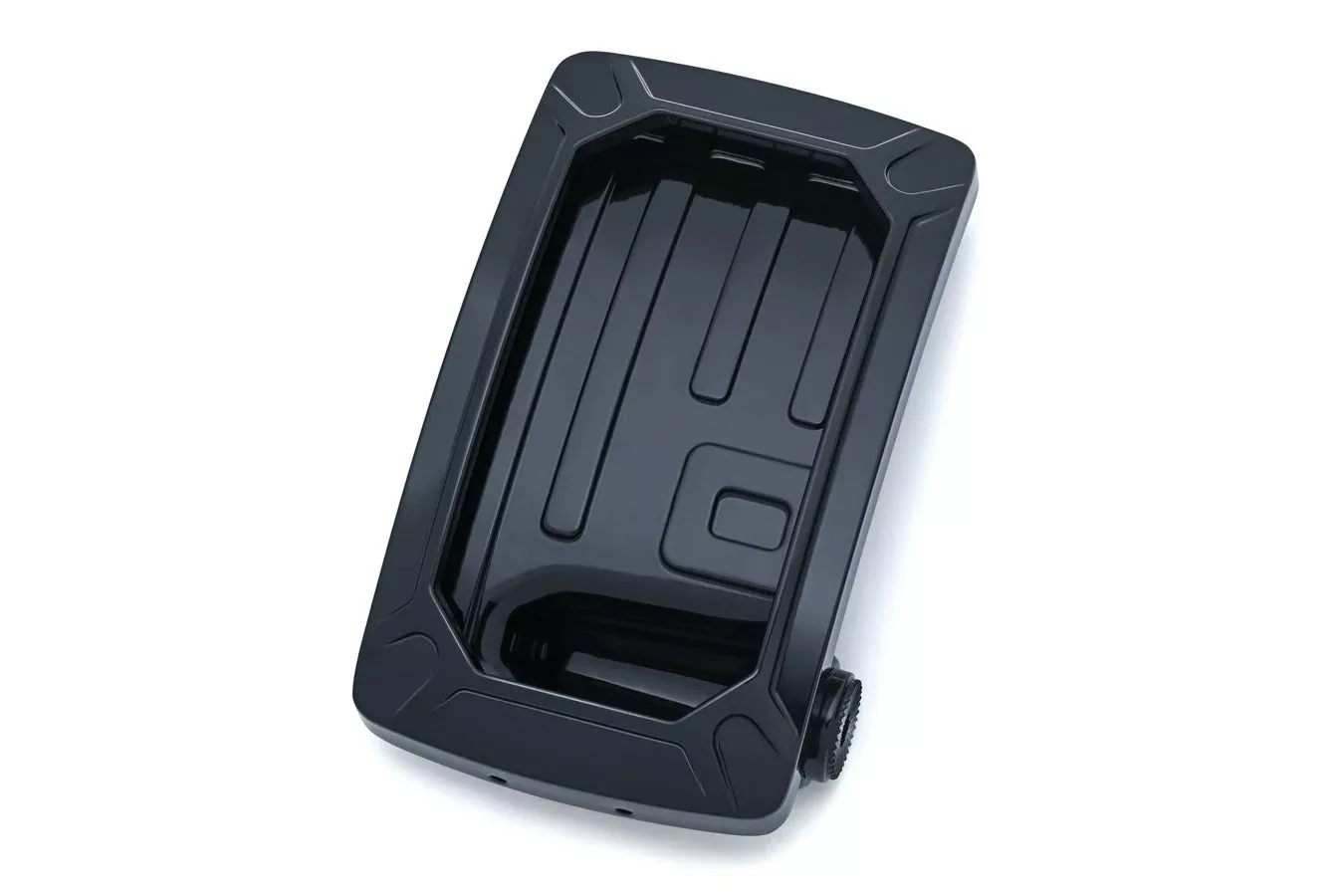 Kuryakyn Black Nova Vertical Side Mount License Plate Holder Harley / Metric