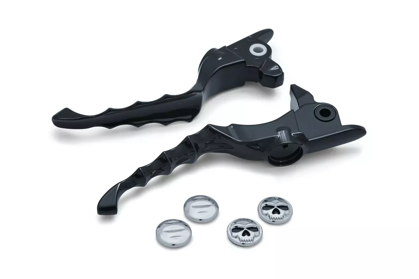 Kuryakyn Black Zombie Brake & Hydraulic Clutch Levers 2017 Harley Touring Models