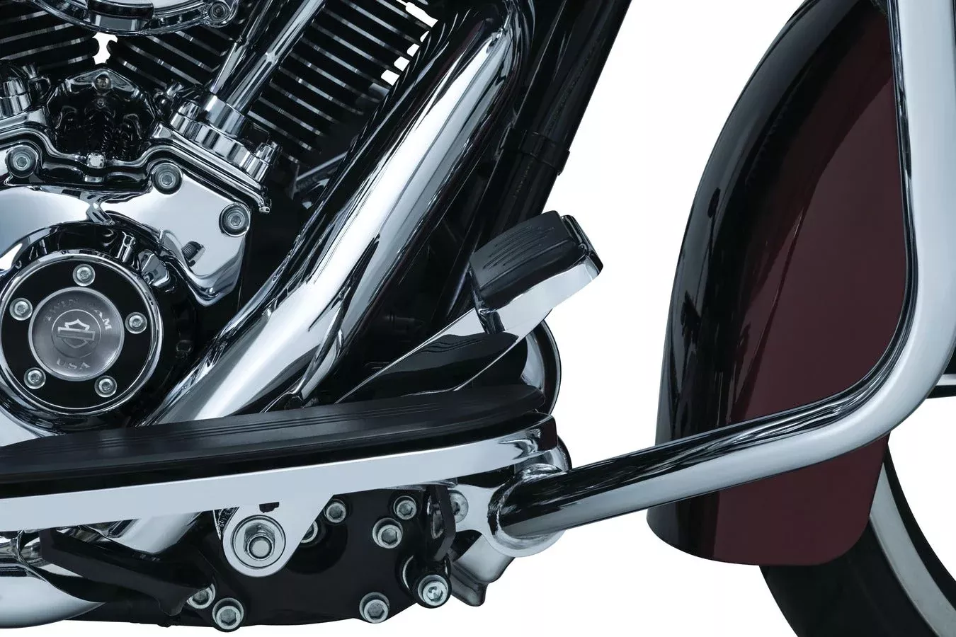 Kuryakyn Chrome Extended Brake Lever for Harley Touring Models '14-'17 w/ Lowers