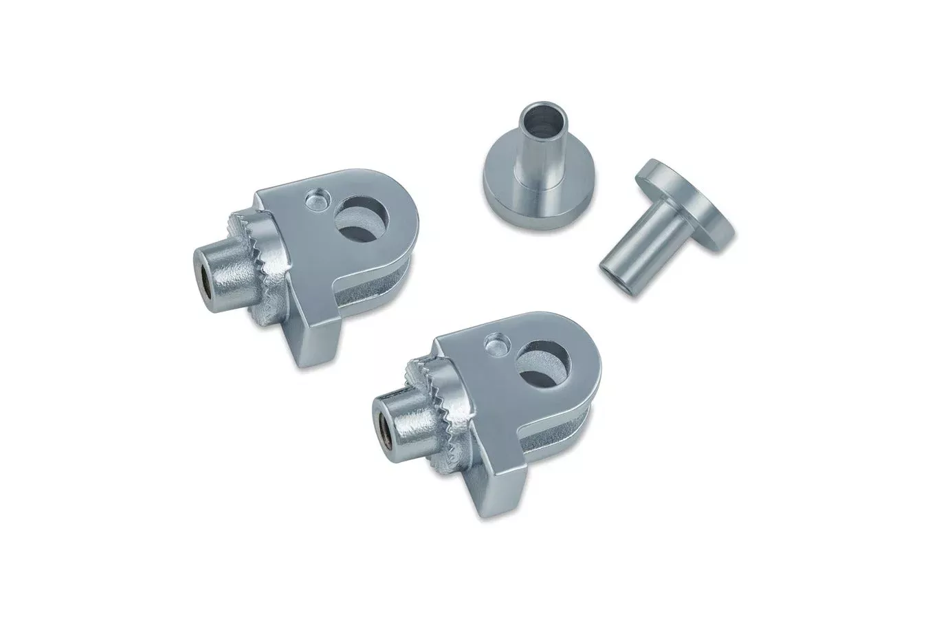 Kuryakyn Chrome Front or Rear Splined Peg Adapters for Triumph