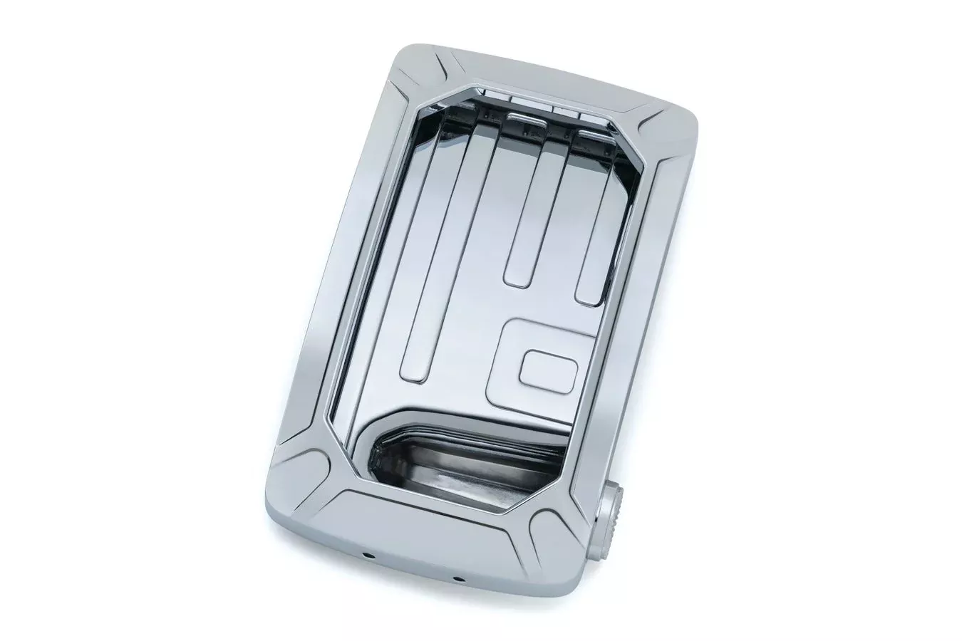 Kuryakyn Chrome Nova Vertical Side Mount License Plate Holder Harley / Metric