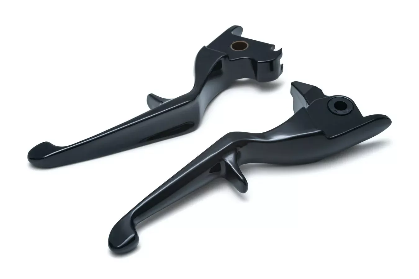 Kuryakyn Gloss Black Trigger Levers Brake & Hydraulic Clutch Harley 14-16 FLH/T