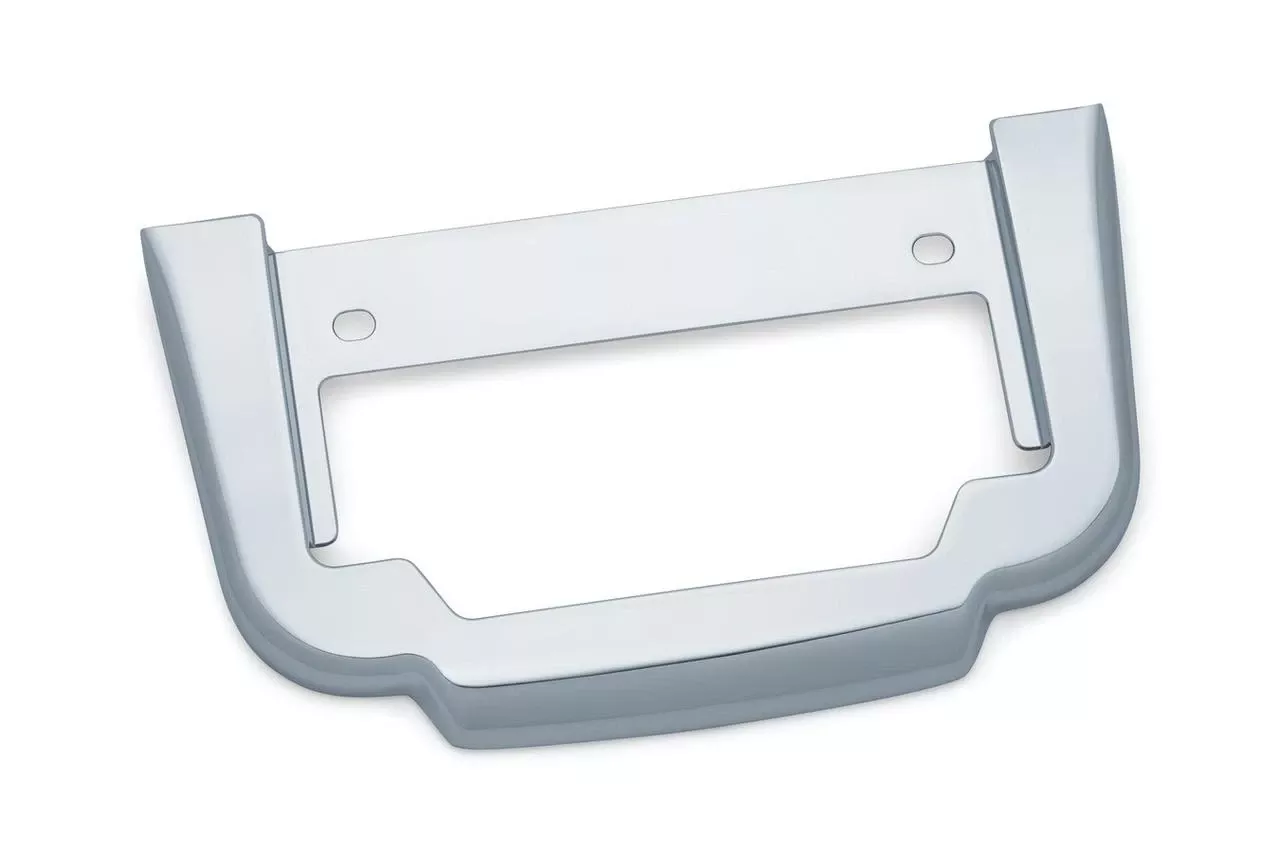Kuryakyn License Plate Frame for 11-Up Harley Davidson Tri-Glide Ultra Classics & '10-'11 Street Glide Trikes - Chrome
