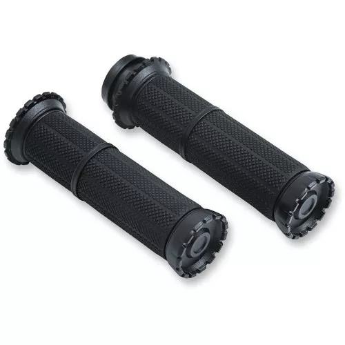 Kuryakyn Riot Grips for Harley Electronic Throttle - Black