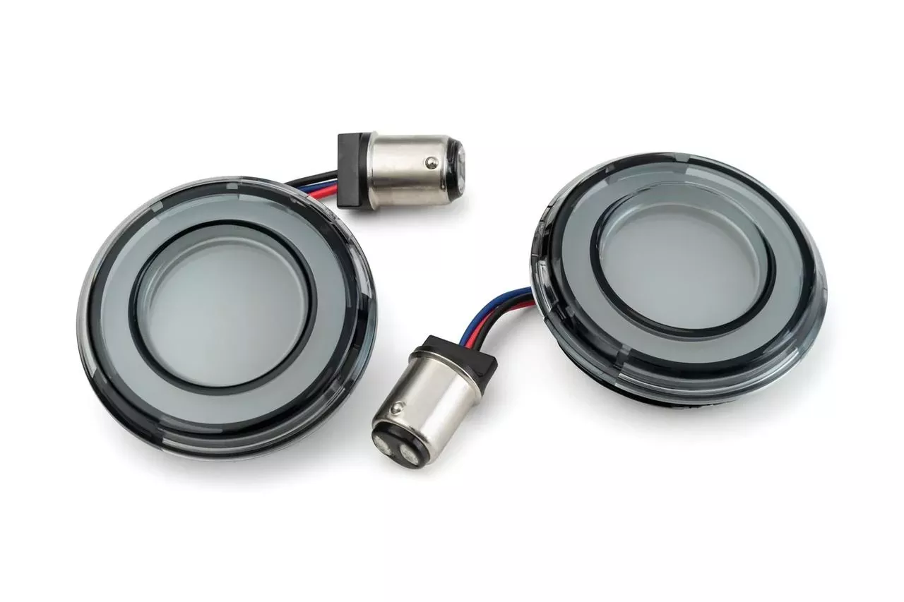 Kuryakyn Tracer L.E.D. Front Turn Signal Conversions for Harley Davidson Bullet Style Turn Signals