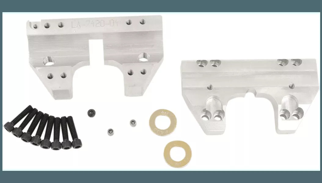 L.A. Choppers Handlebar Clamp Set for '14-20 Harley Davidson FLHR
