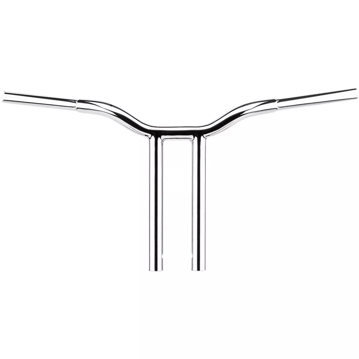 LA CHOPPERS 0601-4928 LA-7337-10 Kage Fighter Welded Straight-Riser Handlebar – One Piece – 10″ – Chrome