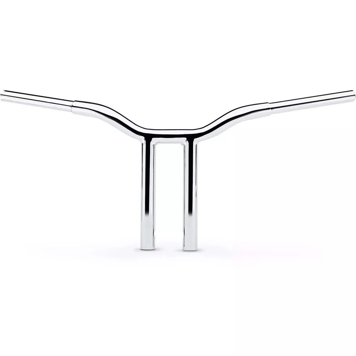 LA CHOPPERS 0601-4930 LA-7337-12 Kage Fighter Welded Straight-Riser Handlebar – One Piece – 12″ – Chrome